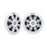 Kicker Marine 6.5" (165mm) Coaxial Speaker System | White Grills