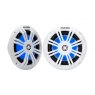 Kicker Marine 6.5" (165mm) Coaxial Speaker System | White LED Grills