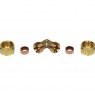AG Brass Equal Elbow Coupling 10mm x 10mm