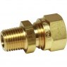 AG Brass Male Stud Coupling 10mm x 1/4