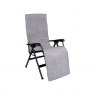 Bo-Camp Bo-Camp Chair Cover L Universal Padded Terry Cloth Light Grey