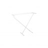 Bo-Camp Drying Rack Compact Steel Scissor Model White 5.5M