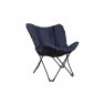 Bo-Camp Industrial Collection Butterfly Chair Himrod L Blue