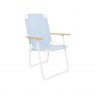 Bo-Camp Bo-Camp Pastel Collection Chair Mosset M Aluminium Blue