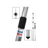 Bo-Camp Tarpaulin/Tent Pole 4 Parts 102-230cm