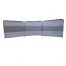 Bo-Camp Windbreak Ciara with Top Bars 3 Parts