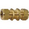 Wade Brass Bulkhead Coupling 1/2