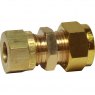 Wade Brass Straight Coupling 3/8