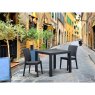 Canterbury Rattan Style Polypropylene Side Chair (Stackable)