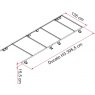 Fiamma Roof Rack Rail for Ducato H3 (05808-03-)