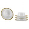 Gimex Linea Line Egg Cup Gold 4 Pieces