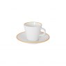 Gimex Linea Line Espresso Set Gold 85ml 2 Pieces