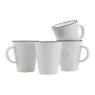 Gimex Linea Line Mug Blue 4 Pieces