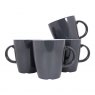 Gimex Vivid Line Mug Grey 380ml 4 Pieces