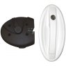Oval Lock White