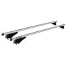 Menabo Tiger Silver Duo Rail Roof Bars 1185mm (75kg Max.)