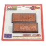 Small Amber Reflectors (x2)