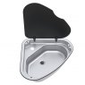 Thetford Thetford Series 33 Triangular LH Sink with Glass Lid 480mm