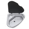 Thetford Thetford Series 33 Triangular LH Sink with Glass Lid 480mm
