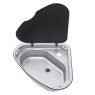 Thetford Thetford Series 33 Triangular RH Sink with Glass Lid 480mm