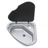 Thetford Thetford Series 33 Triangular RH Sink with Glass Lid 480mm