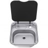 Thetford Thetford Series 34 Sink with Glass Lid 400mm x 445mm