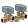 Truma VK2 8mm 2 Way Gas Manifold Valve with Brass Olives & Nuts