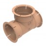 Whale Duct Fitting 65mm 'T'