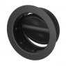 Whale Duct Fitting 65mm Directional Vent Black