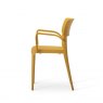 Vivo Polypropylene Armchair for Contract Use - Mustard