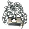 90mm Shutter Padlock with 120cm Chain