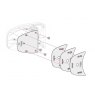 Fiamma Kit Spacer Safe Door White >2017 (08230-01-)