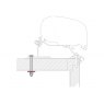 Fiamma F80 Adapter Kit for LMC Caravan Roof (98655Z100)