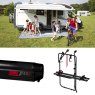Fiamma Fiamma Fiamma F45S Awning, Fixing Bracket, Bike Carrier Bundle for VW T6 SWB Vans
