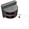 Lopolight Lopolight 2nm 112,5° Red, Port - Silver, Black or White