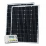 Photonic Universe 200W (100W+100W) solar charging kit with 20A controller with LCD display and  2 x 