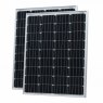 Photonic Universe 200W (100W+100W) solar charging kit with 20A controller with LCD display and  2 x 