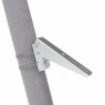 Photonic Universe Photonic Universe Adjustable angle bracket for mounting a small solar panel on a single arm pole, fe