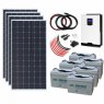 Photonic Universe 1440W 24V Complete Off-grid solar power system with 4 x 360W monocrystalline solar