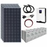 Photonic Universe 1.4kW 24V Complete Off-grid solar power system with 4 x 360W solar panels, 3kW hyb