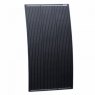 Photonic Universe Photonic Universe 100W black semi-flexible fibreglass solar panel with round rear junction box and 3