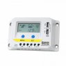 Photonic Universe 10A 12V/24V solar charge controller / regulator with LCD display and powerful dual
