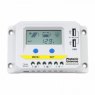 Photonic Universe 10A 12V/24V solar charge controller / regulator with LCD display and powerful dual
