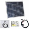 Photonic Universe Photonic Universe 30W 12V solar charging kit with 5A solar charge controller and battery cables with