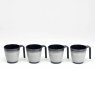 Flamefield  Flamefield 4Pk Stacking Mug Granite Grey