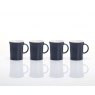 Flamefield 4Pk Grey Fluted Mug