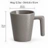 Flamefield  Flamefield Mug Seramika Latte