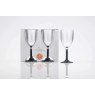 Flamefield 4Pk Wine Goblet Smoke Grey
