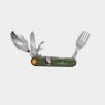 Flamefield 4In1 Portable Cutlery - Forest Green