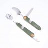 Flamefield  Flamefield 4In1 Portable Cutlery - Forest Green